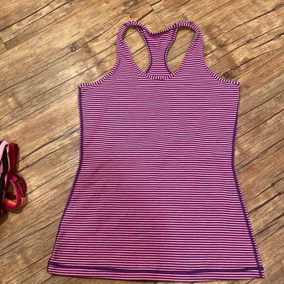 Size 6 Raspberry Super Hype CRB Racerback Tank - Picture 2 of 4